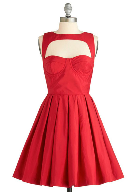 vestido-corto-rojo